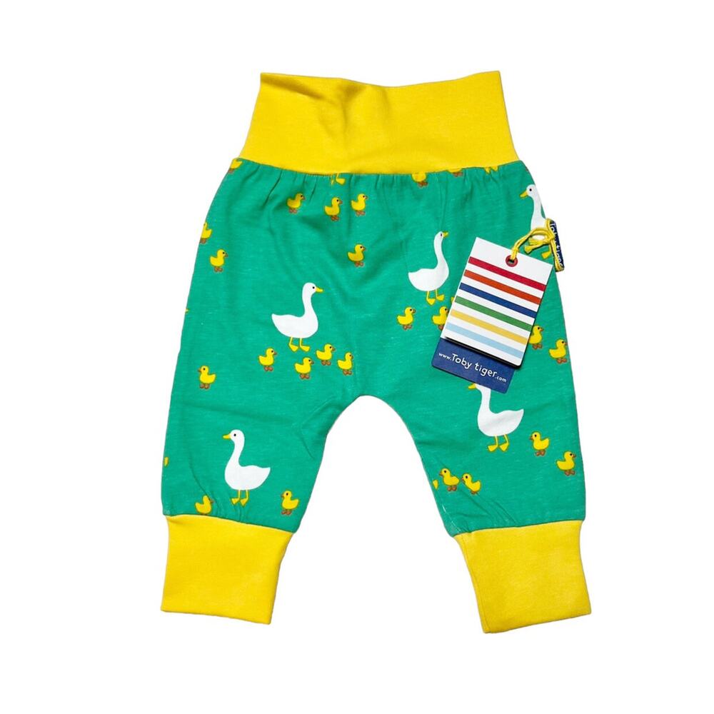 NWT Toby Tiger Duck Print Yoga Pants 3-6m